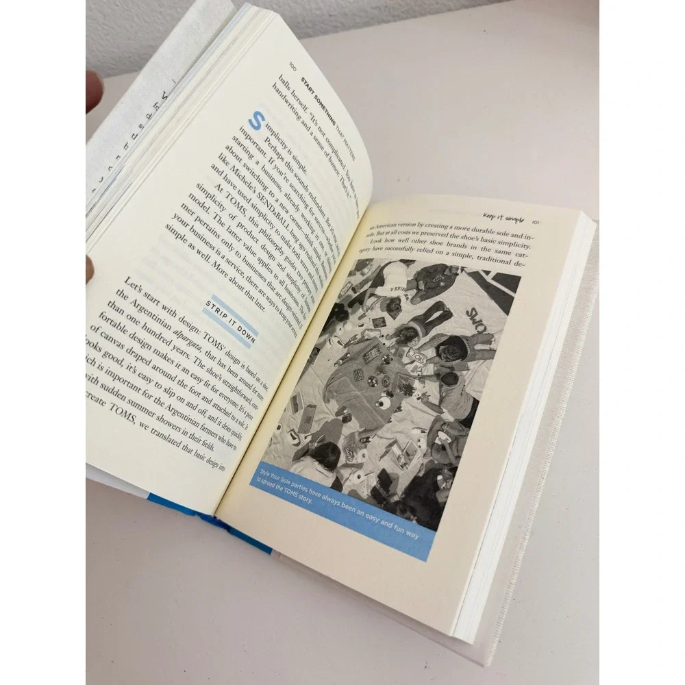 Start Something That Matters Blake Mycoskie TOMS Founder Hardcover Business Book